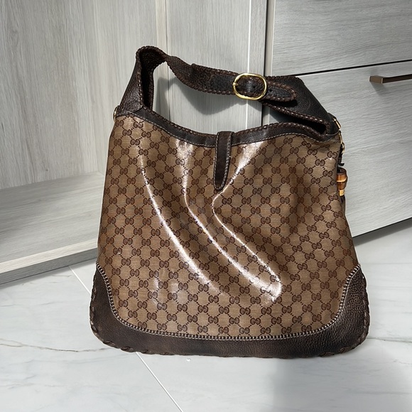 Gucci New Jackie Bag GG Coated Canvas Large - Picture 4 of 16